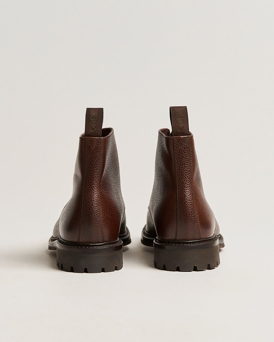 Herre | Støvler | Loake 1880 | Sedbergh Derby Boot Brown Grain Calf