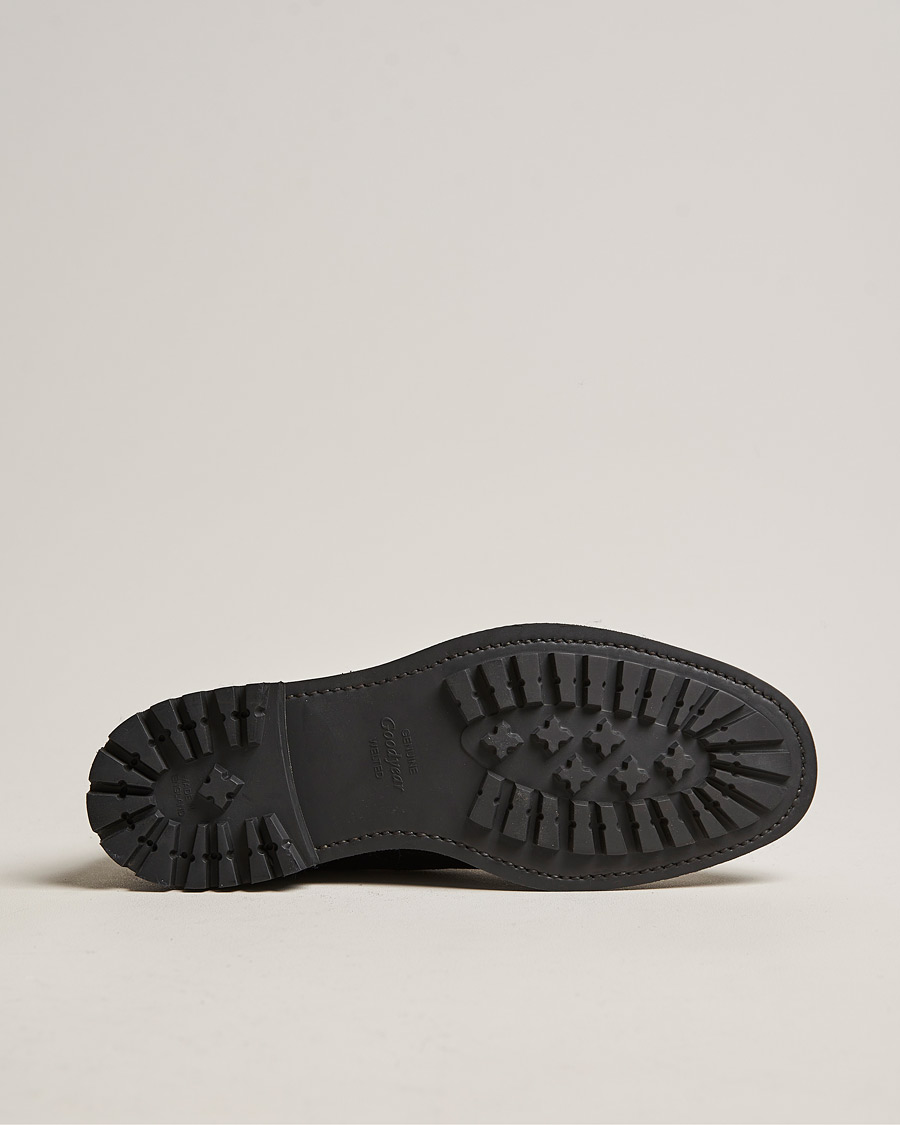 Herre | Støvler | Loake 1880 | Sedbergh Derby Boot Black Calf Grain