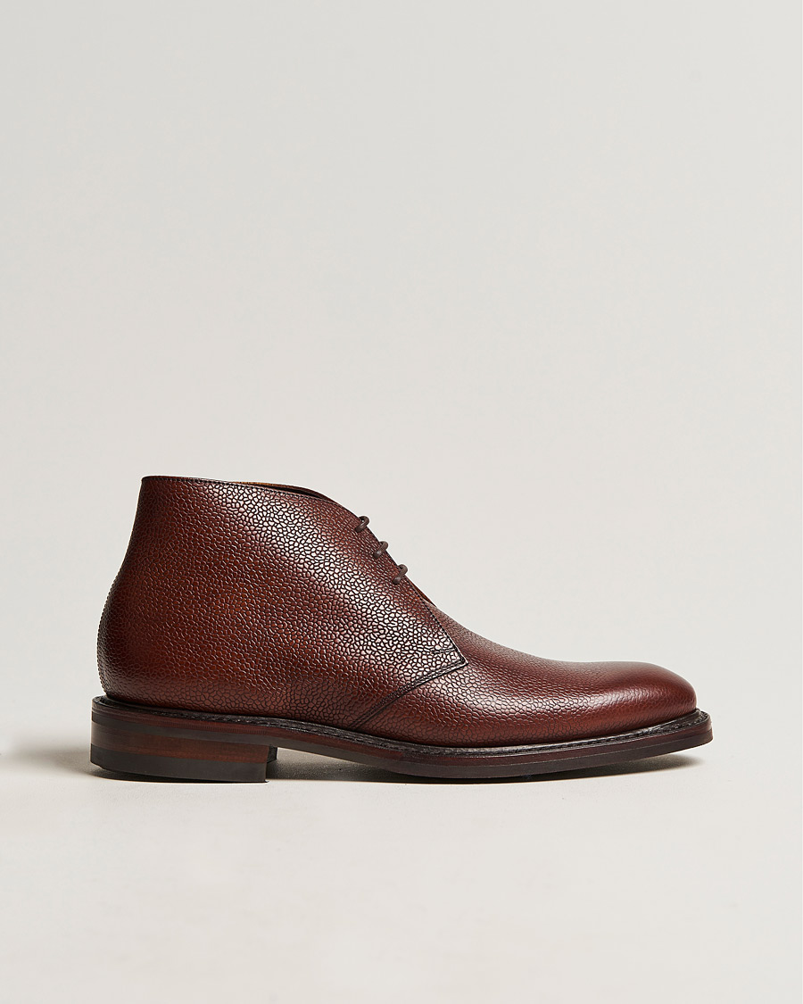 Herre | Loake 1880 Legacy Lytham Chukka Boot Oxblood Grain Calf | Loake 1880 Legacy | Lytham Chukka Boot Oxblood Grain Calf