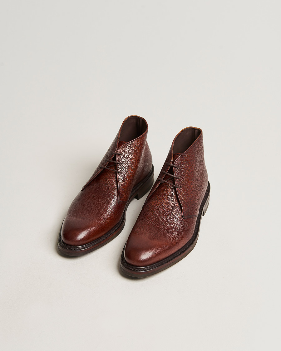 Herre | Loake 1880 Legacy Lytham Chukka Boot Oxblood Grain Calf | Loake 1880 Legacy | Lytham Chukka Boot Oxblood Grain Calf