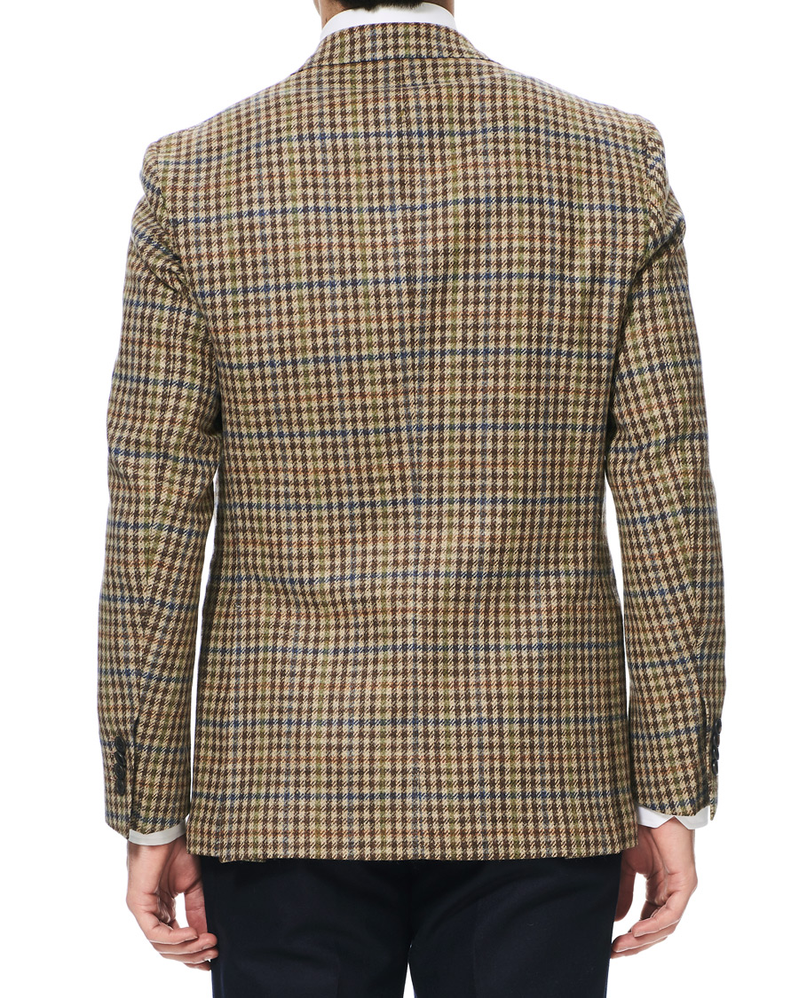 Herre | Dressjakker | Berg&Berg | Dan II Gun Club Check Wool Blazer Brown/Olive