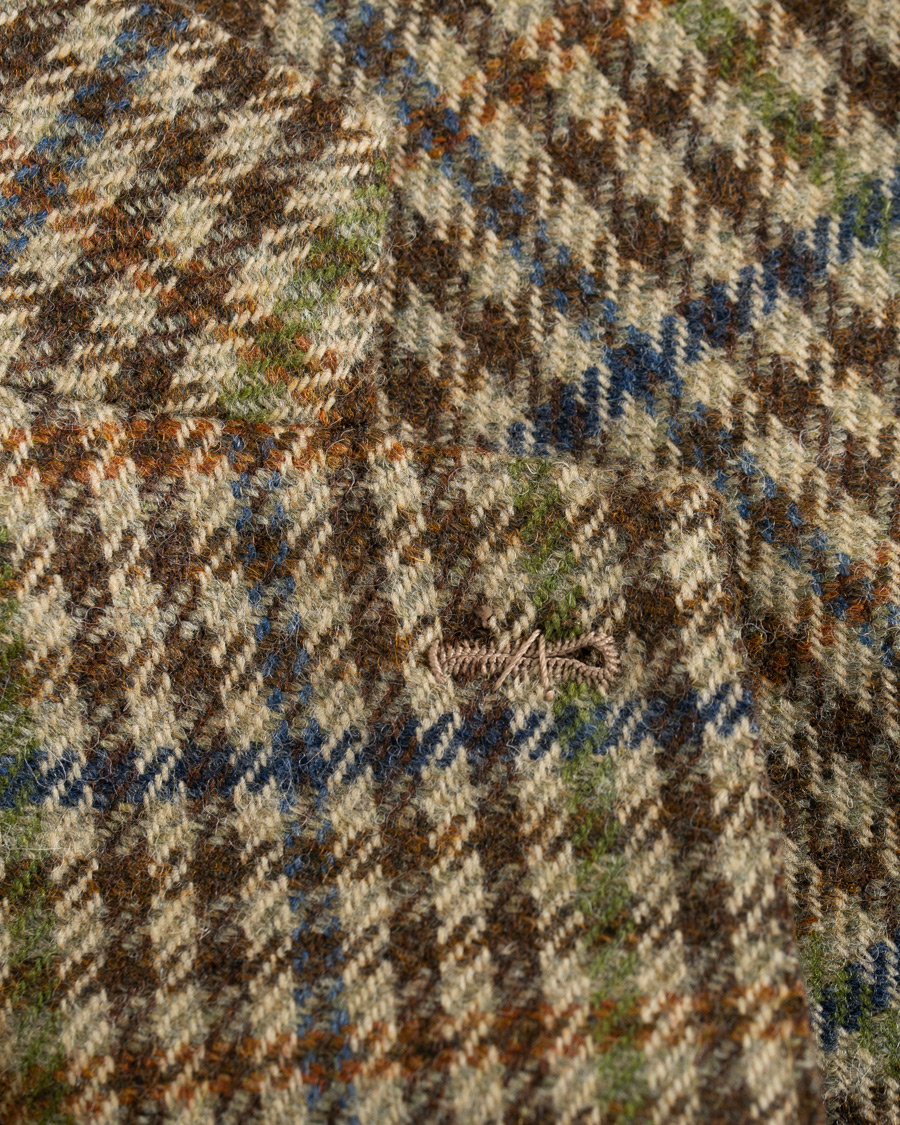 Herre | Dressjakker | Berg&Berg | Dan II Gun Club Check Wool Blazer Brown/Olive