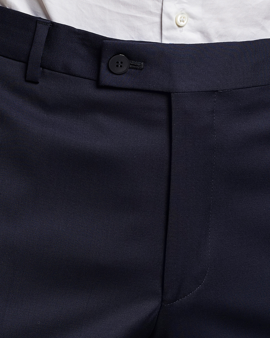 Herre | Bukser | Morris | Prestige Wool Suit Trousers Navy
