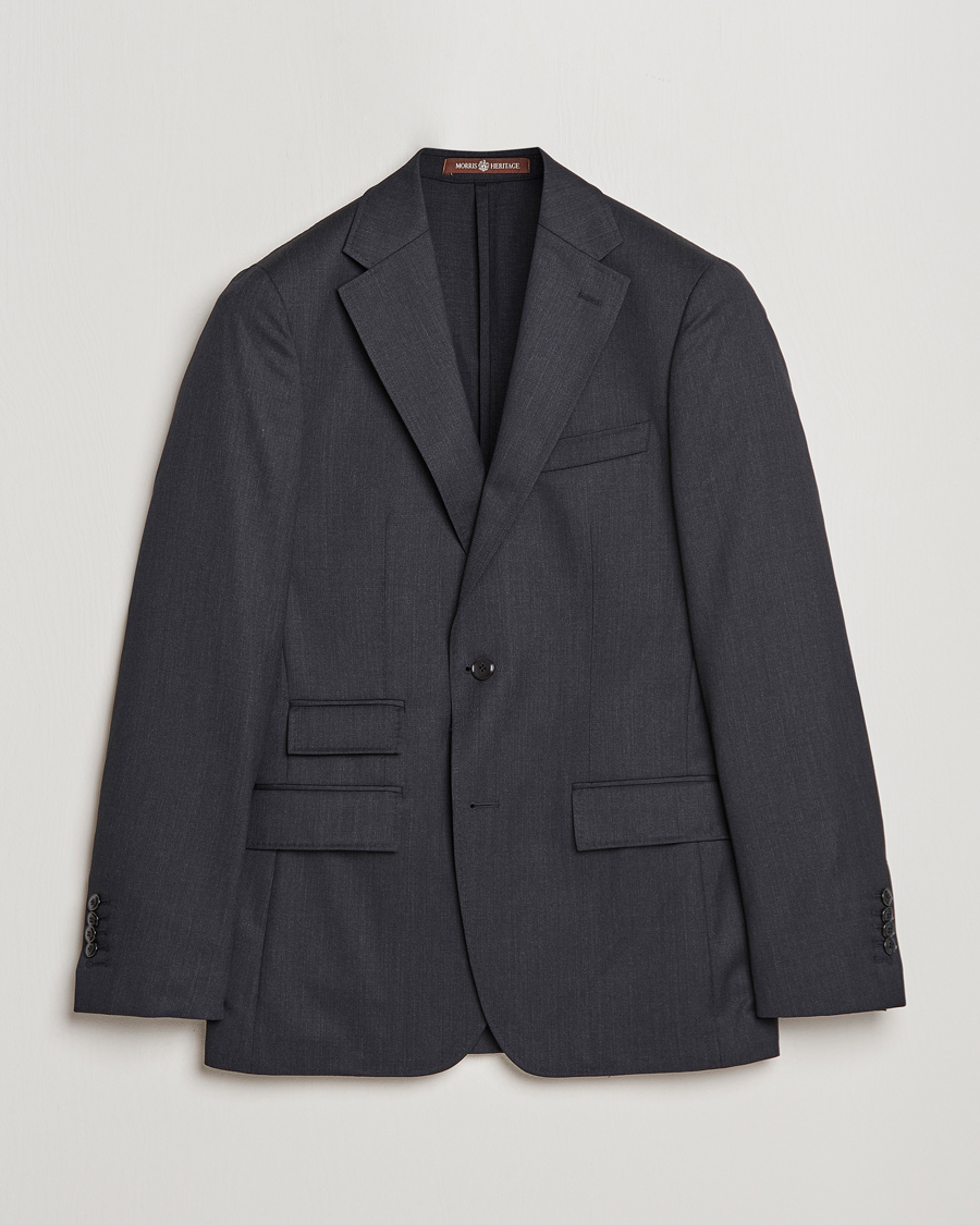 Herre | Preppy AuthenticGAMMAL | Morris Heritage | Prestige Suit Jacket Grey