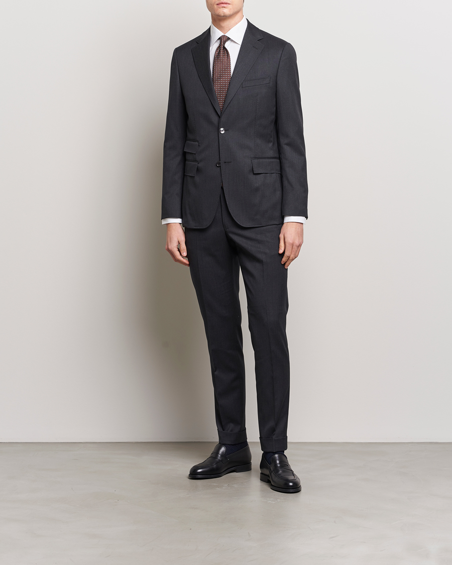 Herre | Bukser | Morris Heritage | Prestige Suit Trousers Grey