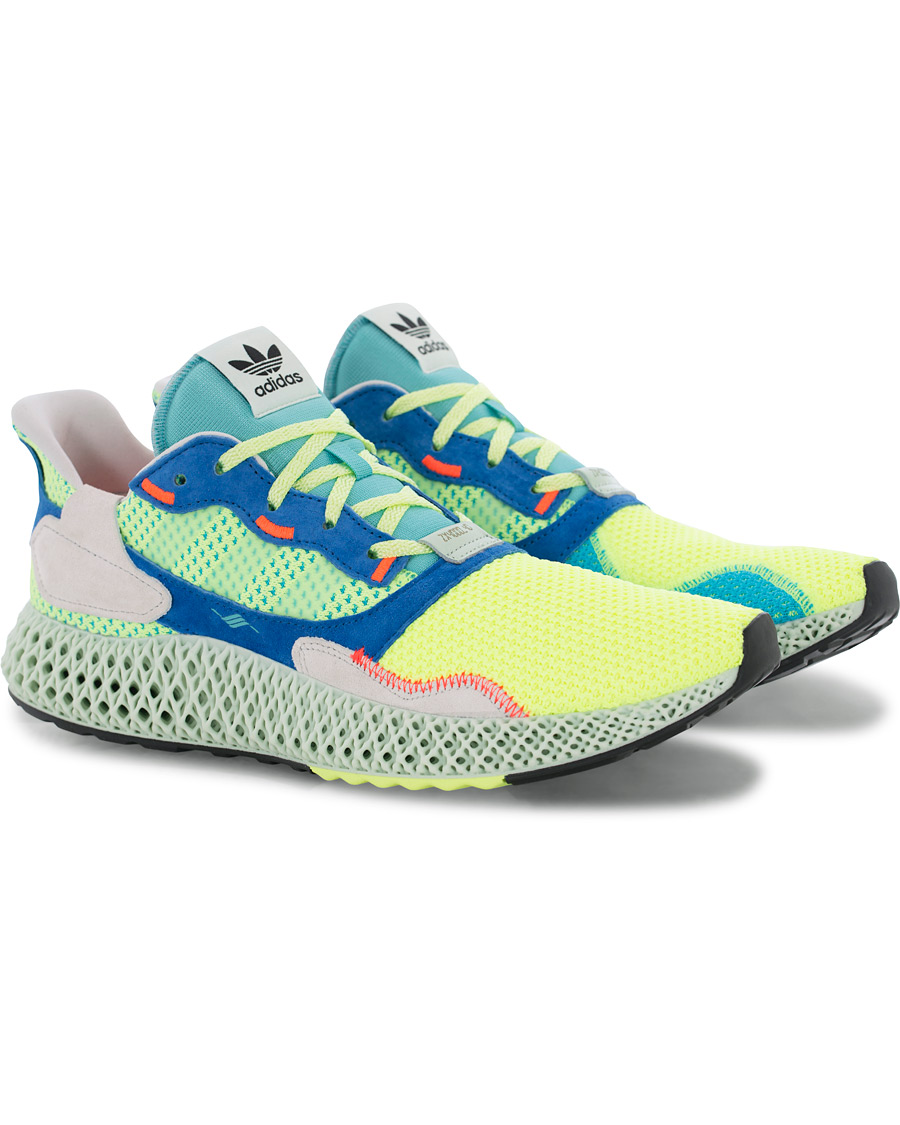 Herre | Adidas Originals ZX 4000 4D Sneaker Yellow/Green/Mint | adidas Originals | ZX 4000 4D Sneaker Yellow/Green/Mint