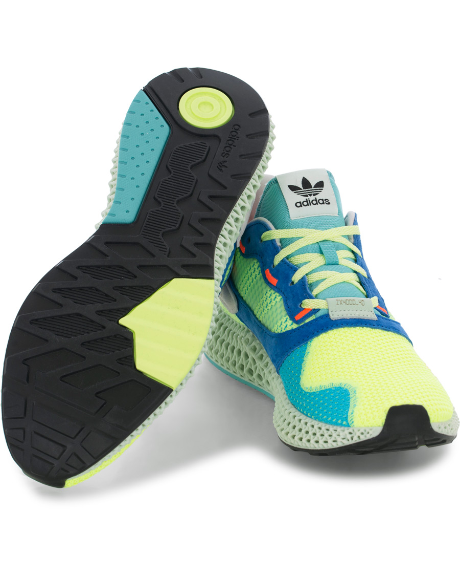 Herre | Adidas Originals ZX 4000 4D Sneaker Yellow/Green/Mint | adidas Originals | ZX 4000 4D Sneaker Yellow/Green/Mint