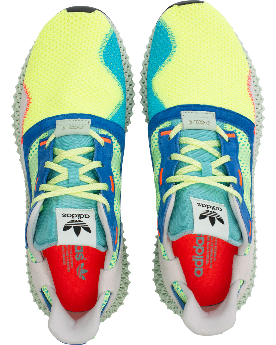 Herre | Adidas Originals ZX 4000 4D Sneaker Yellow/Green/Mint | adidas Originals | ZX 4000 4D Sneaker Yellow/Green/Mint