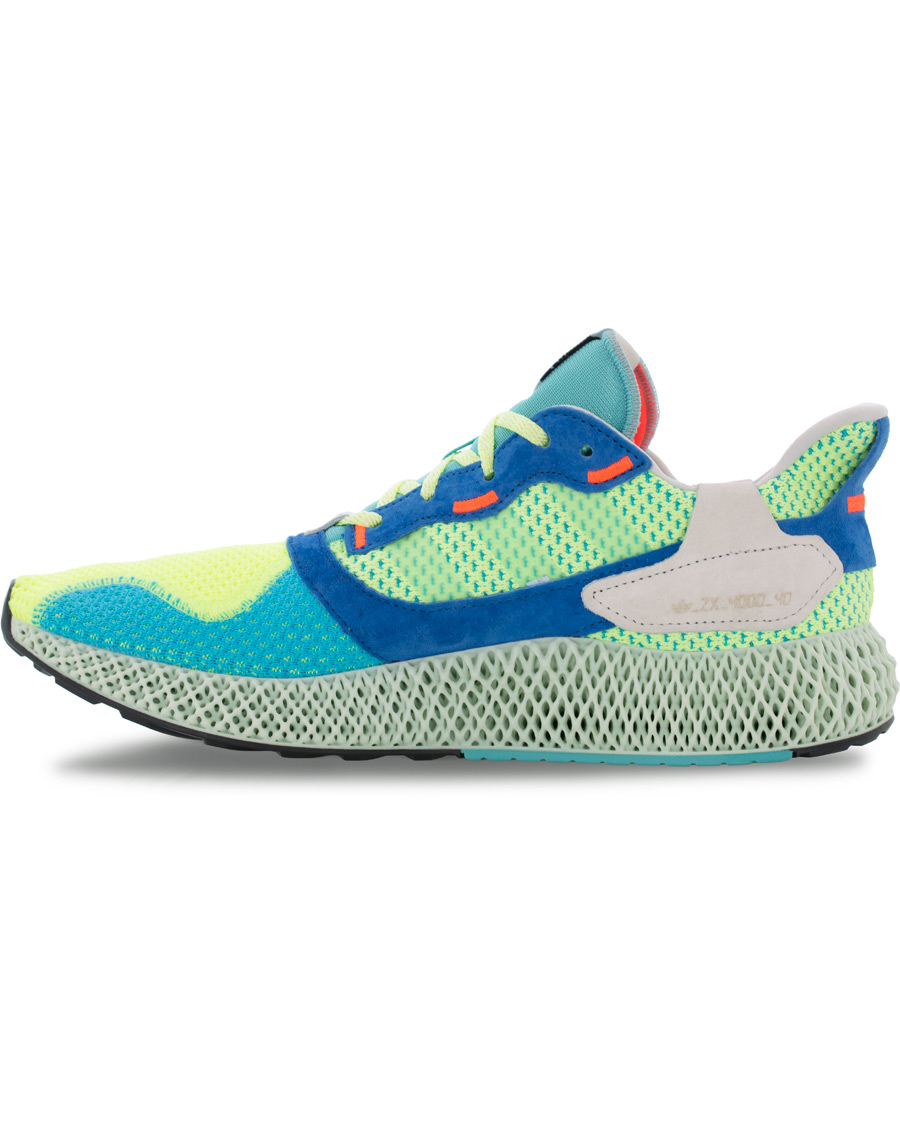 Herre | Adidas Originals ZX 4000 4D Sneaker Yellow/Green/Mint | adidas Originals | ZX 4000 4D Sneaker Yellow/Green/Mint