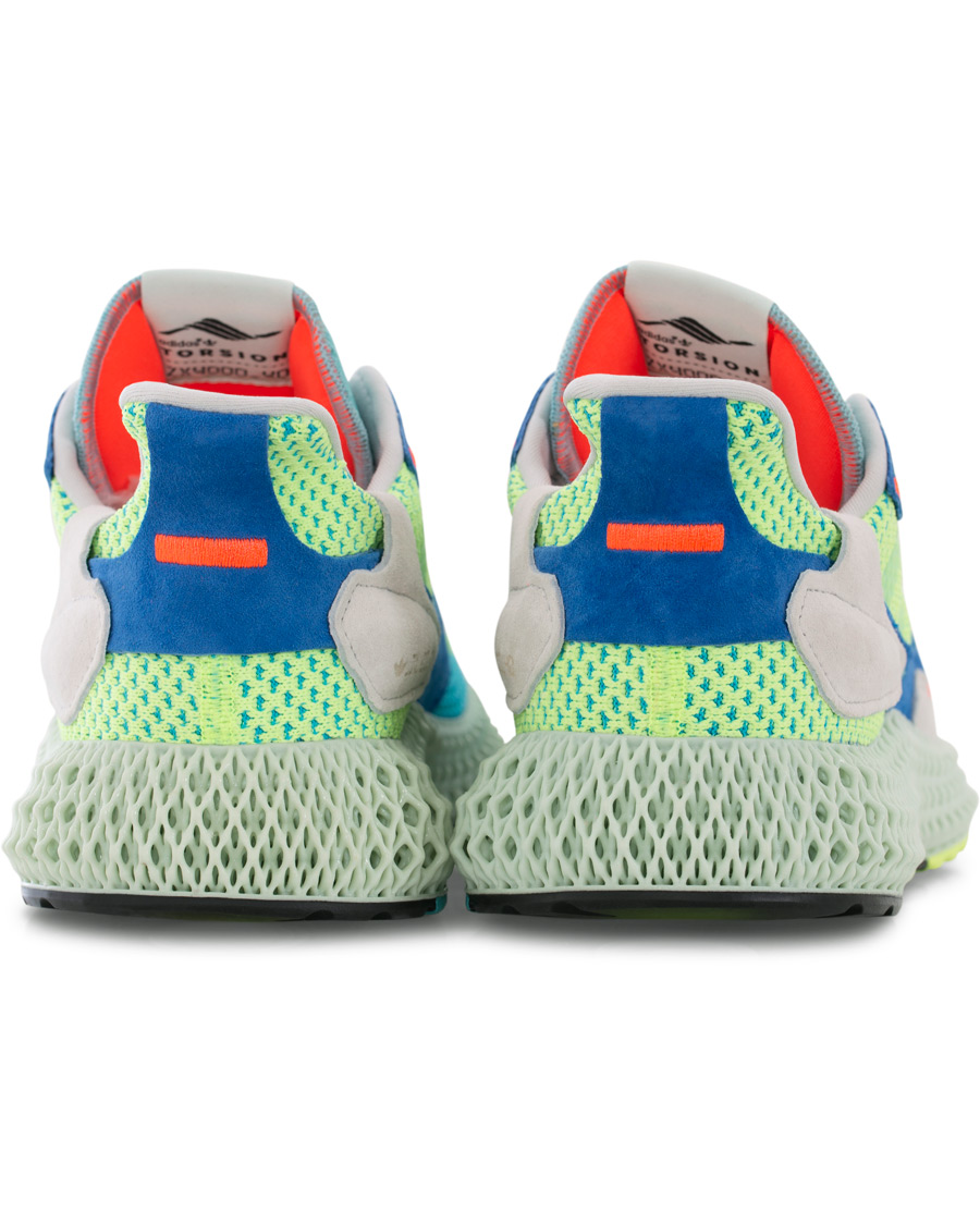 Herre | Adidas Originals ZX 4000 4D Sneaker Yellow/Green/Mint | adidas Originals | ZX 4000 4D Sneaker Yellow/Green/Mint