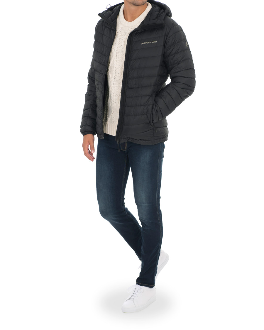 Herre | Jakker | Peak Performance | Frost Down Hooded Jacket Black