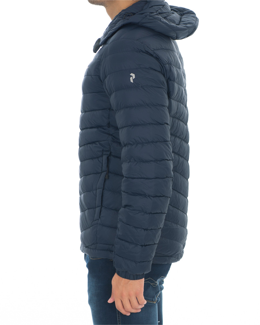 Herre | Jakker | Peak Performance | Frost Down Hooded Jacket Blue Shadow