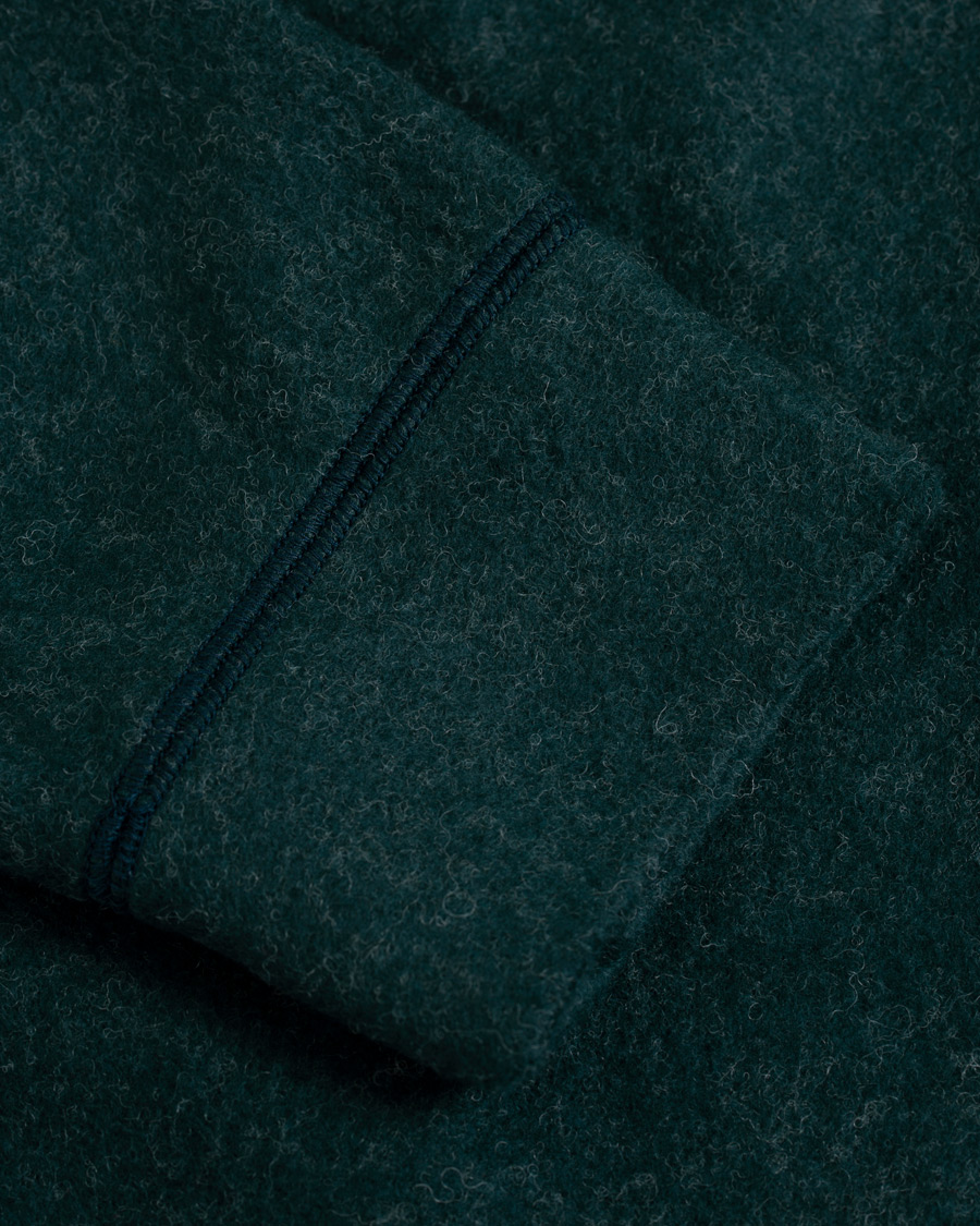 Herre | Gensere | A.P.C. | Half Zip Sweater Green