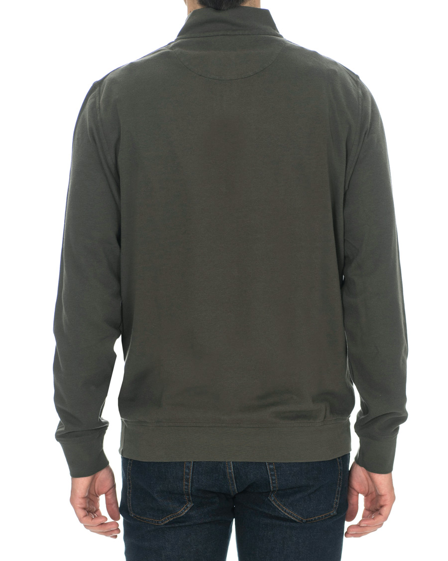 Herre | Gensere | Barbour Lifestyle | Batten Cotton/Modal Half Zip Olive