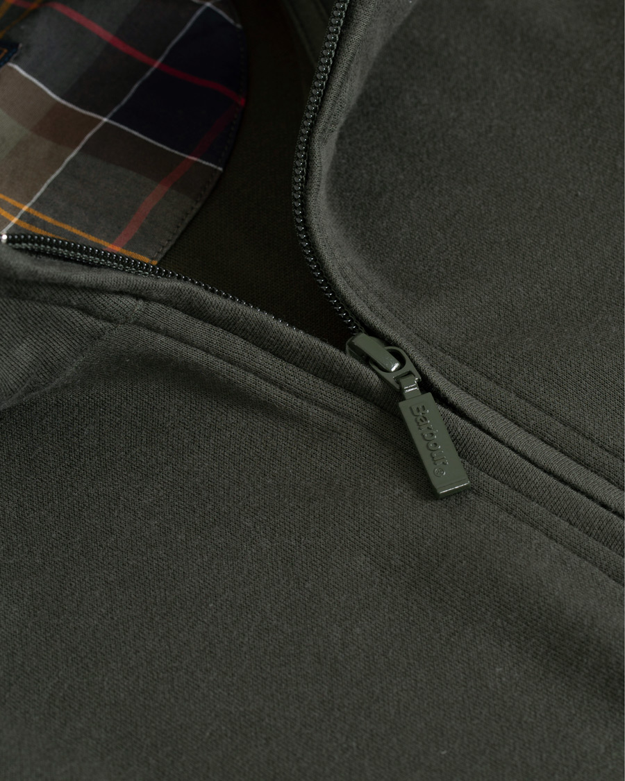 Herre | Gensere | Barbour Lifestyle | Batten Cotton/Modal Half Zip Olive