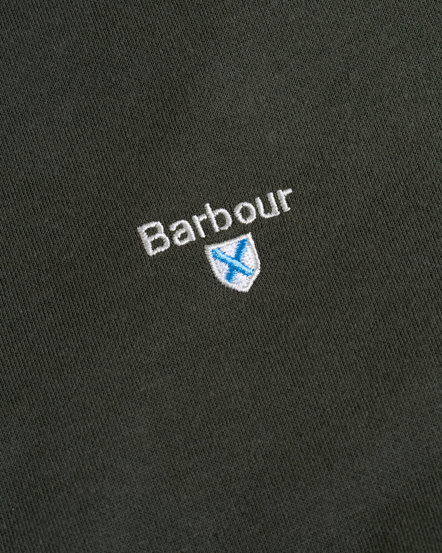 Herre | Gensere | Barbour Lifestyle | Batten Cotton/Modal Half Zip Olive