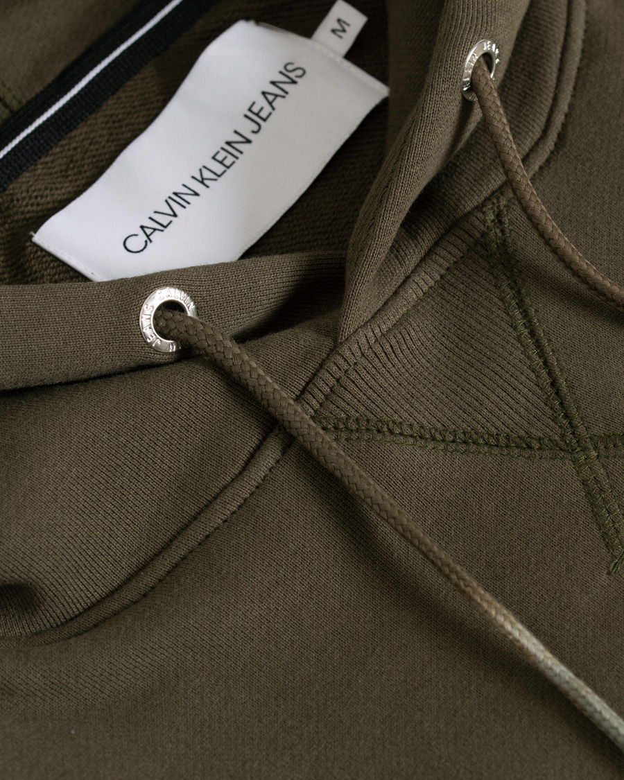 Herre | Gensere | Calvin Klein Jeans | Monogram Sleeve Badge Hoodie Deep Depths