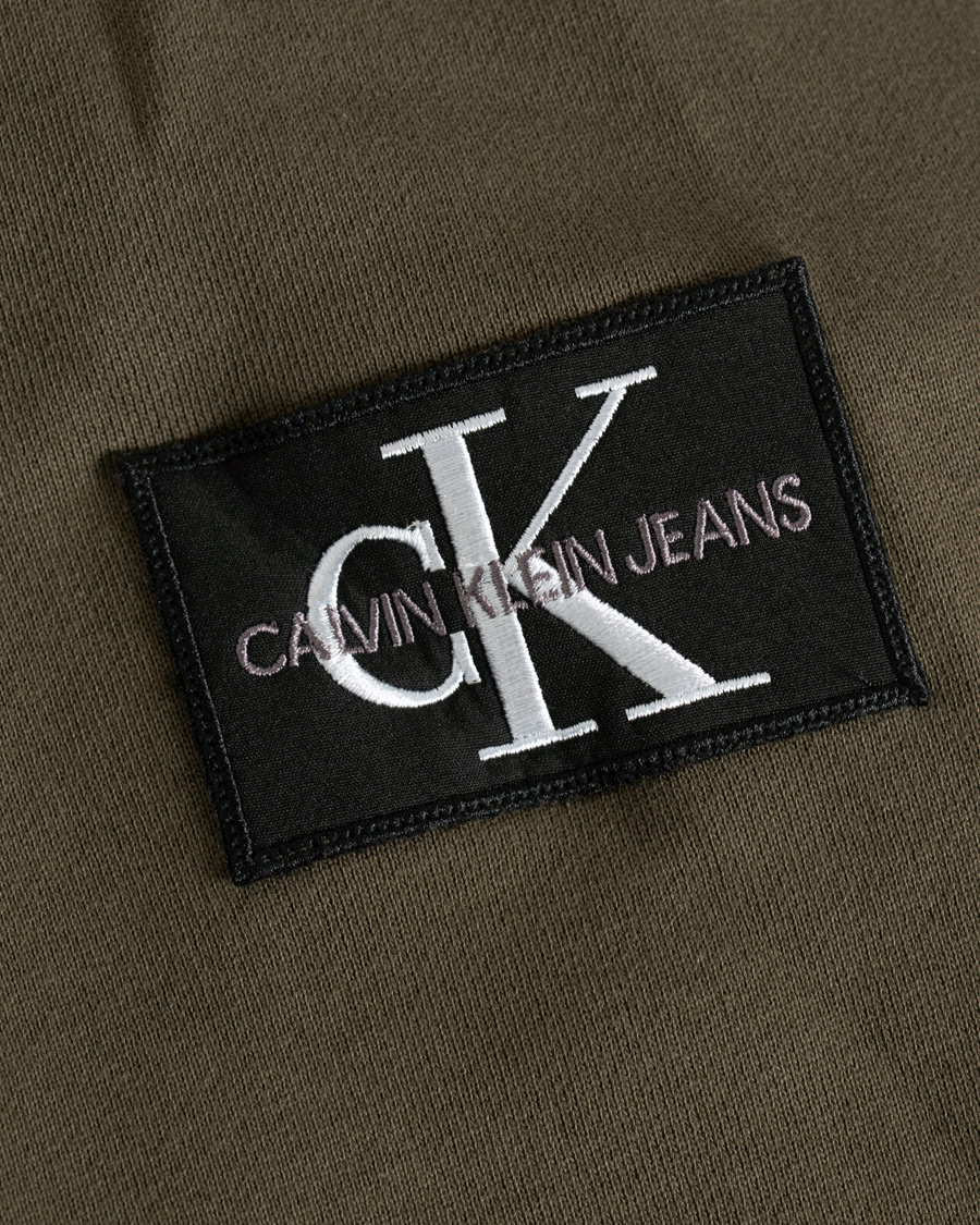 Herre | Gensere | Calvin Klein Jeans | Monogram Sleeve Badge Hoodie Deep Depths