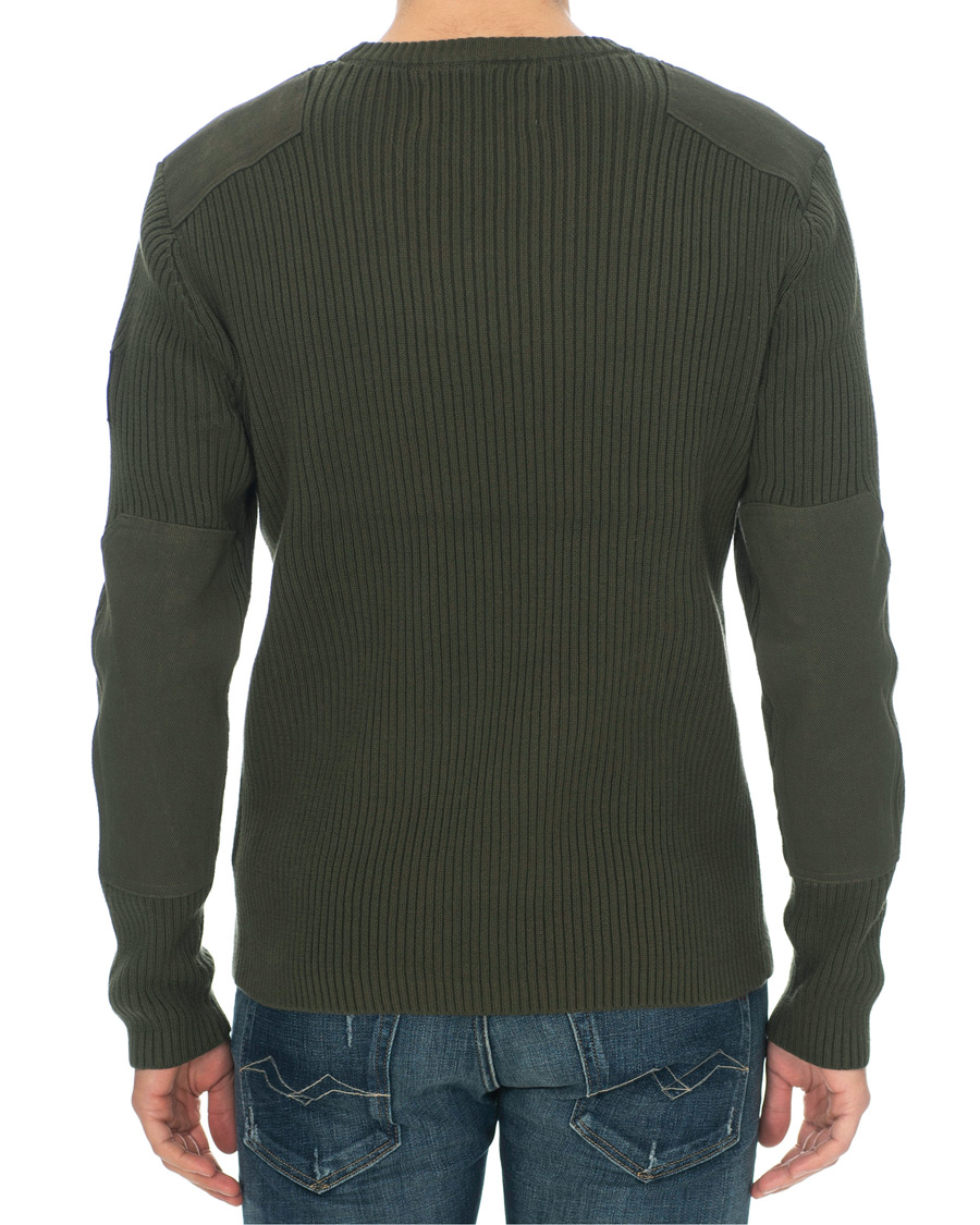 Herre | Gensere | Calvin Klein Jeans | Knitted Monogram Sleeve Badge Crew Neck Deep Depths