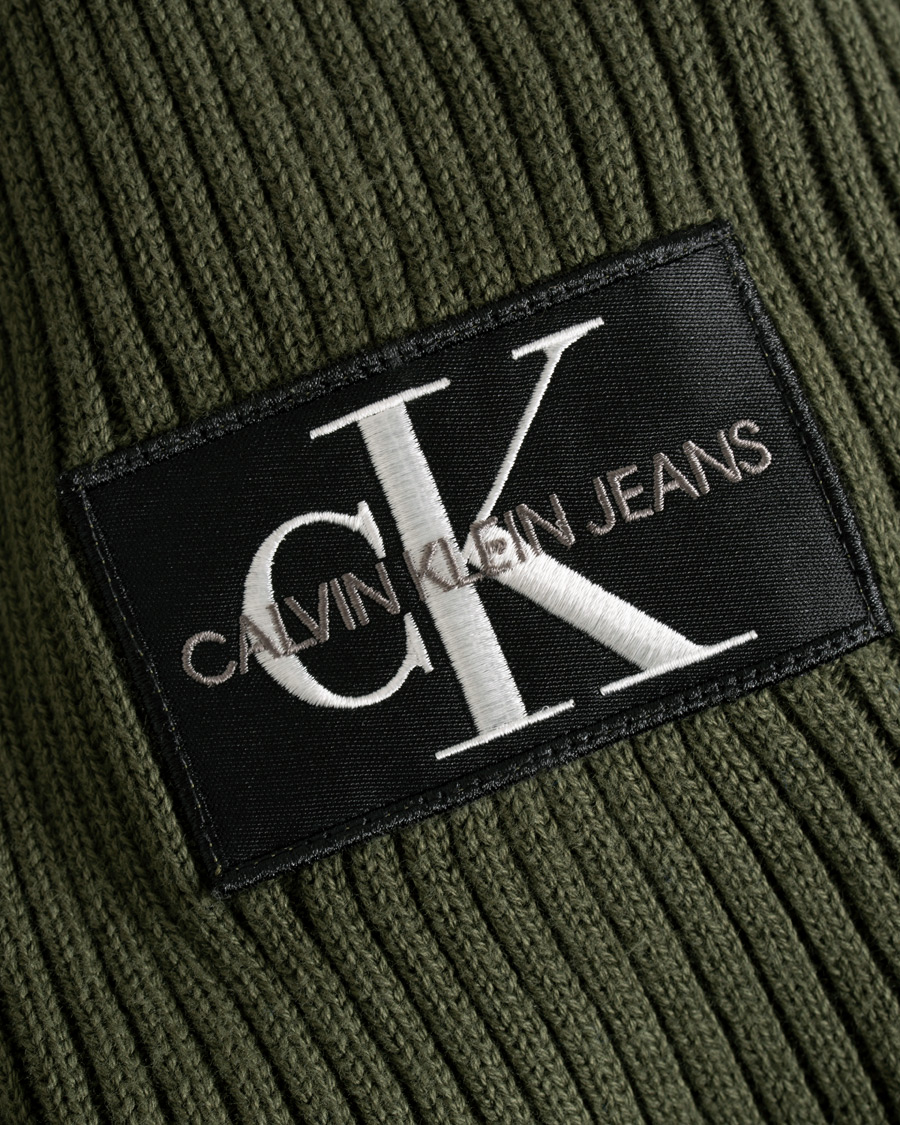 Herre | Gensere | Calvin Klein Jeans | Knitted Monogram Sleeve Badge Crew Neck Deep Depths
