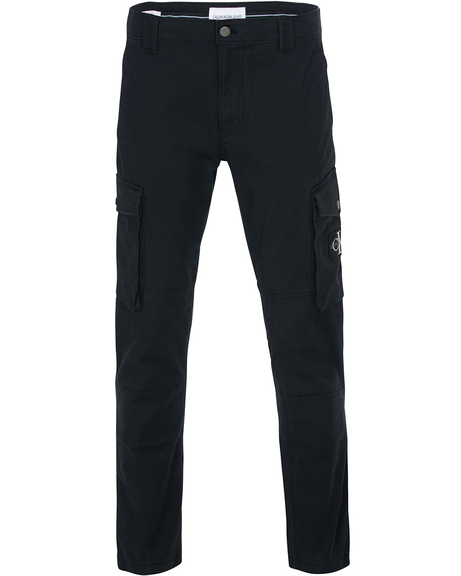 Herre | Bukser | Calvin Klein Jeans | Skinny Washed Cargo Pants Black