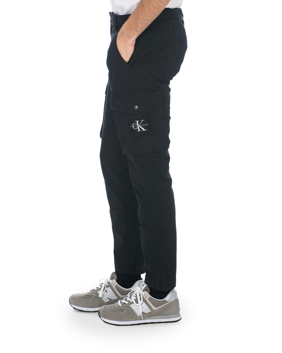 Herre | Bukser | Calvin Klein Jeans | Skinny Washed Cargo Pants Black