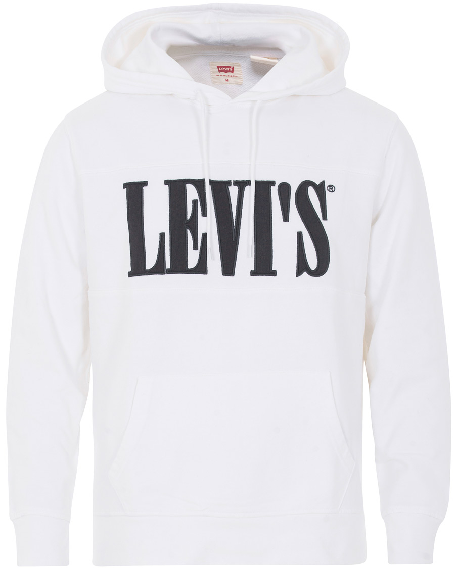 Herre | Gensere | Levi's | Serif Pieced Pullover Hoodie White/Forged