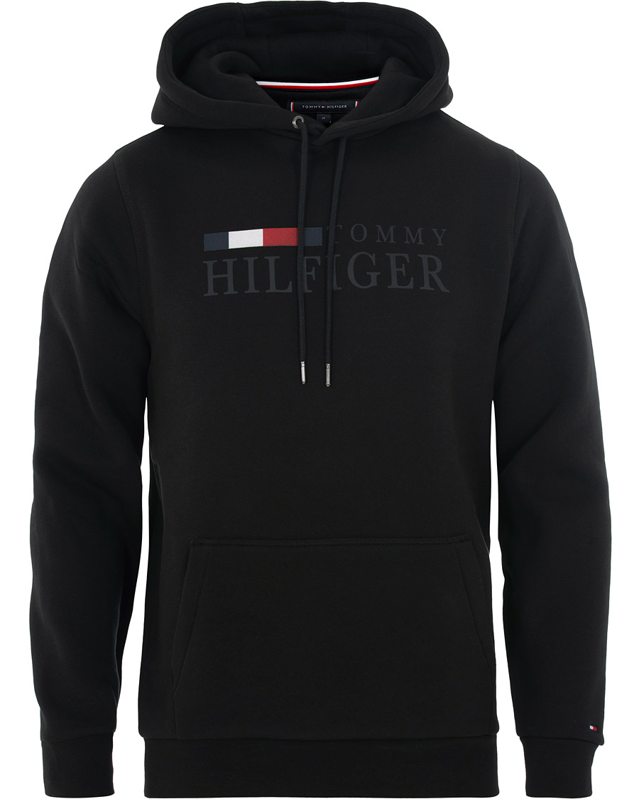 Herre | Gensere | Tommy Hilfiger | Basic Logo Hoodie Black