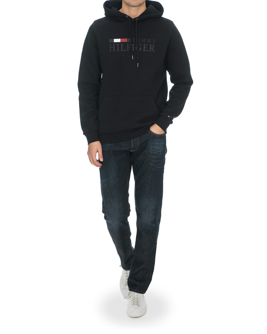Herre | Gensere | Tommy Hilfiger | Basic Logo Hoodie Black
