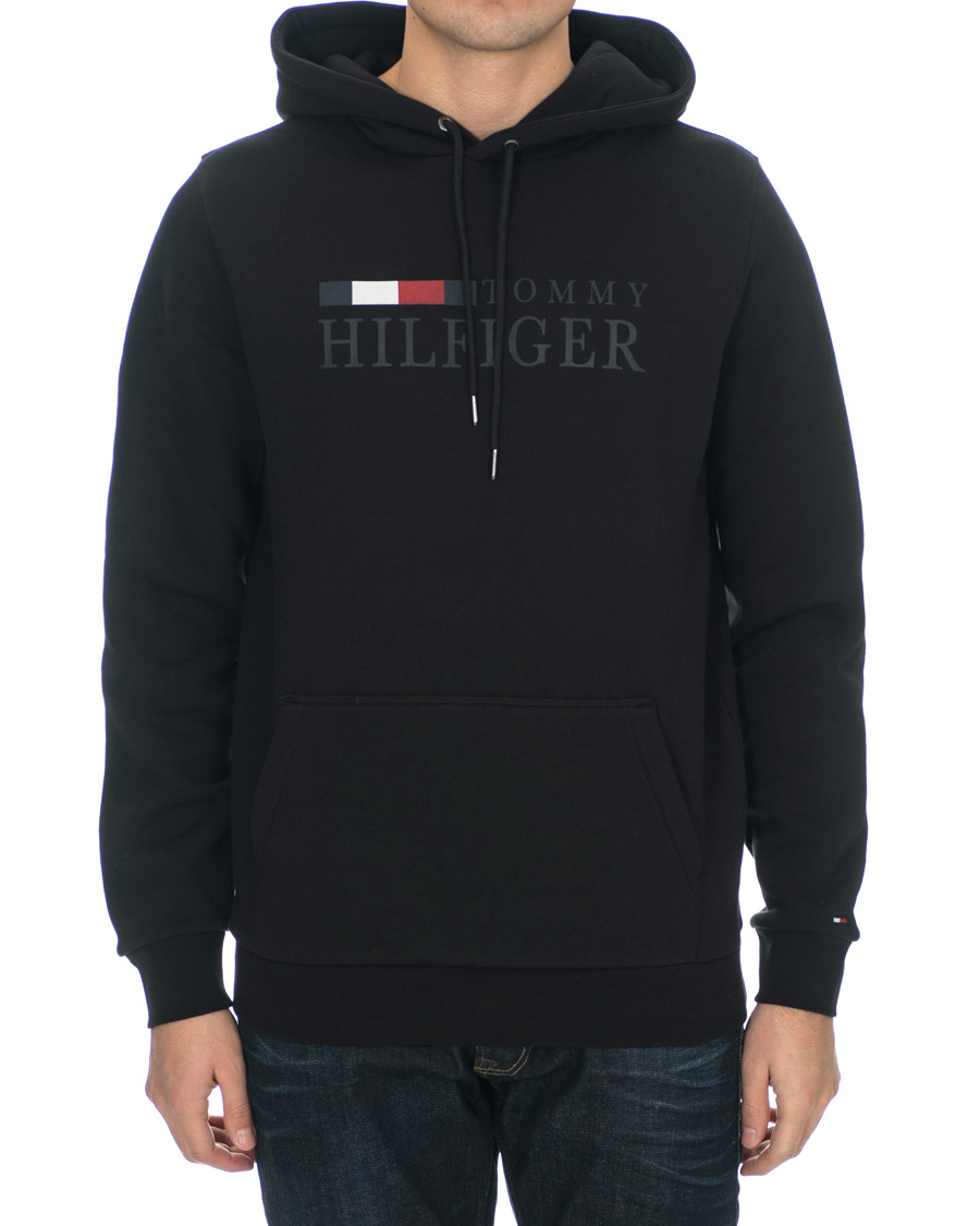 Herre | Gensere | Tommy Hilfiger | Basic Logo Hoodie Black