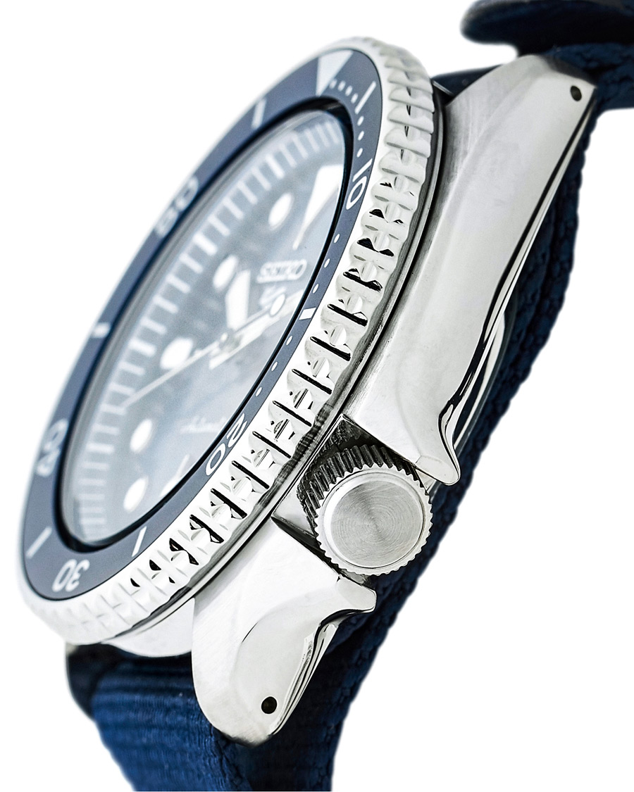 Herre | Seiko 5 Sports Mens 43mm 100m Automatic Blue Dial/Nato | Seiko | 5 Sports Mens 43mm 100m Automatic Blue Dial/Nato