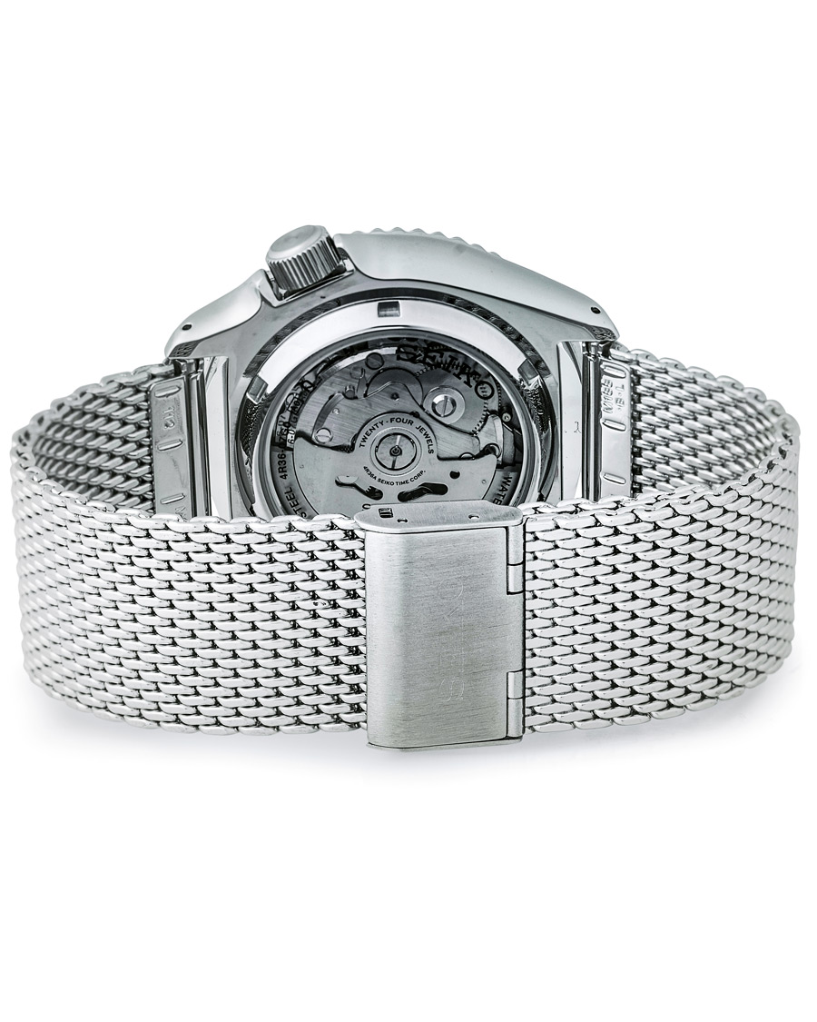 Herre | Seiko 5 Sports Mens 43mm 100m Automatic Steel Mesh/Blue Dial | Seiko | 5 Sports Mens 43mm 100m Automatic Steel Mesh/Blue Dial
