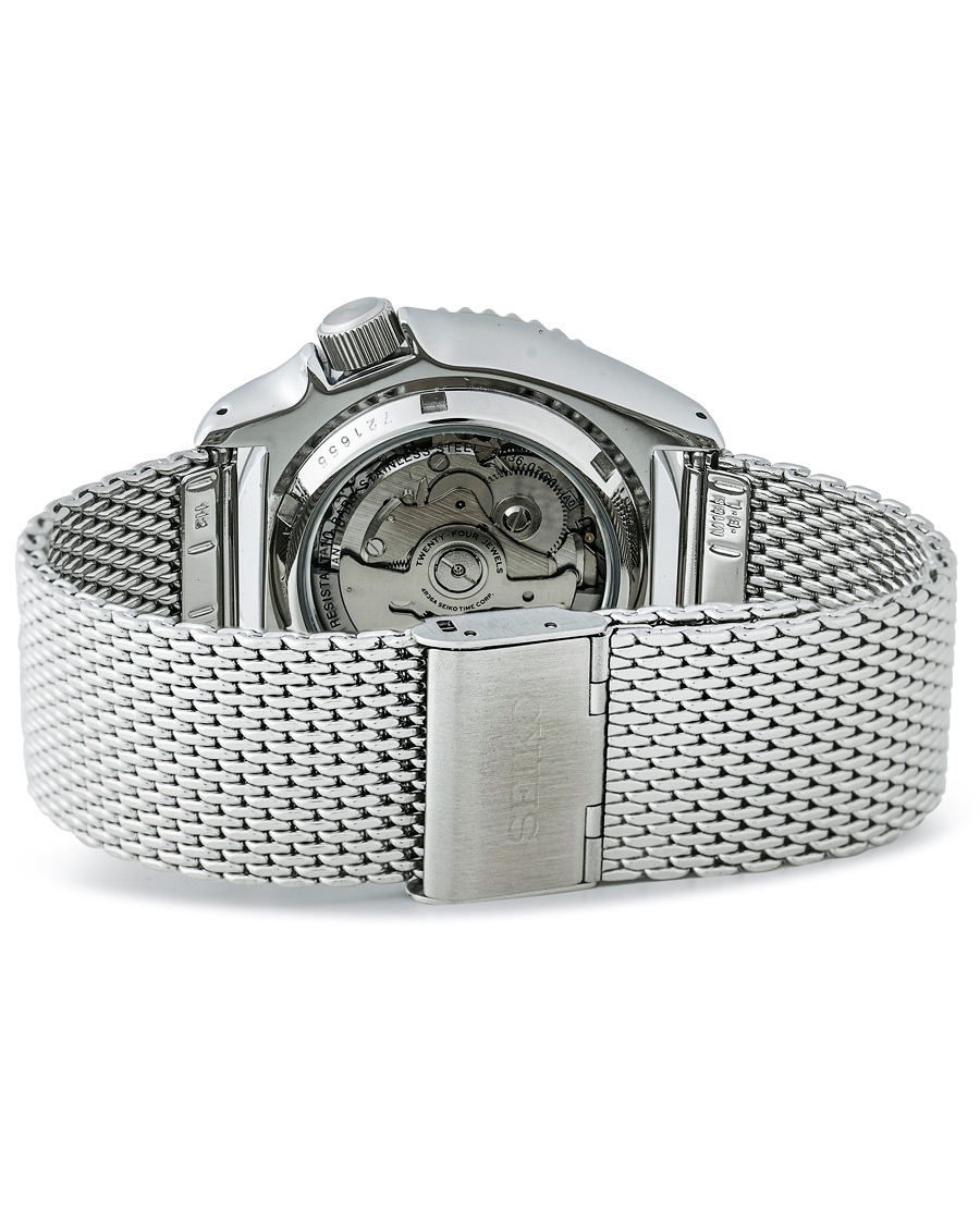 Herre | Seiko 5 Sports Mens 43mm 100m Automatic Steel Mesh/Black Dial | Seiko | 5 Sports Mens 43mm 100m Automatic Steel Mesh/Black Dial