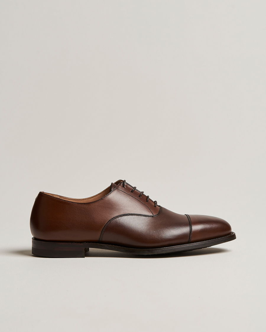 Herre | Oxfords | Crockett & Jones | Connaught 2 City Sole Dark Brown Calf