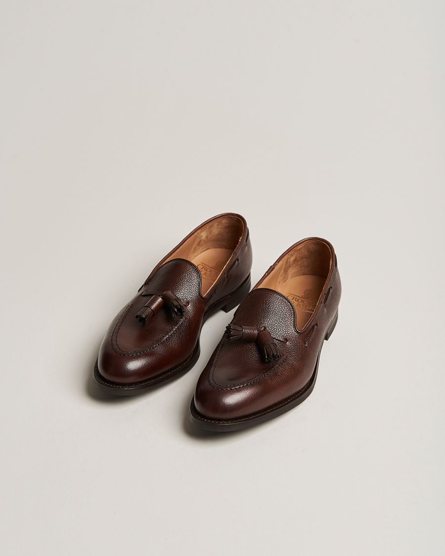 Herre | Best of British | Crockett & Jones | Cavendish 2 City Sole Dark Brown Grain