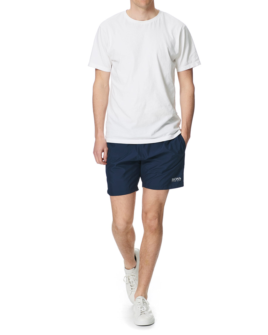 Herre | Badeshorts | BOSS BLACK | BOSS Starfish Swim Shorts Navy