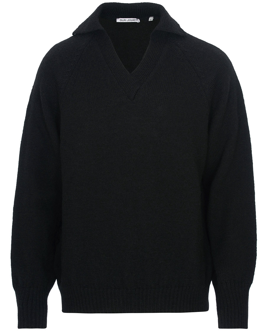 Herre | Gensere | Our Legacy | Big Knit Coarse Wool Sweater Black