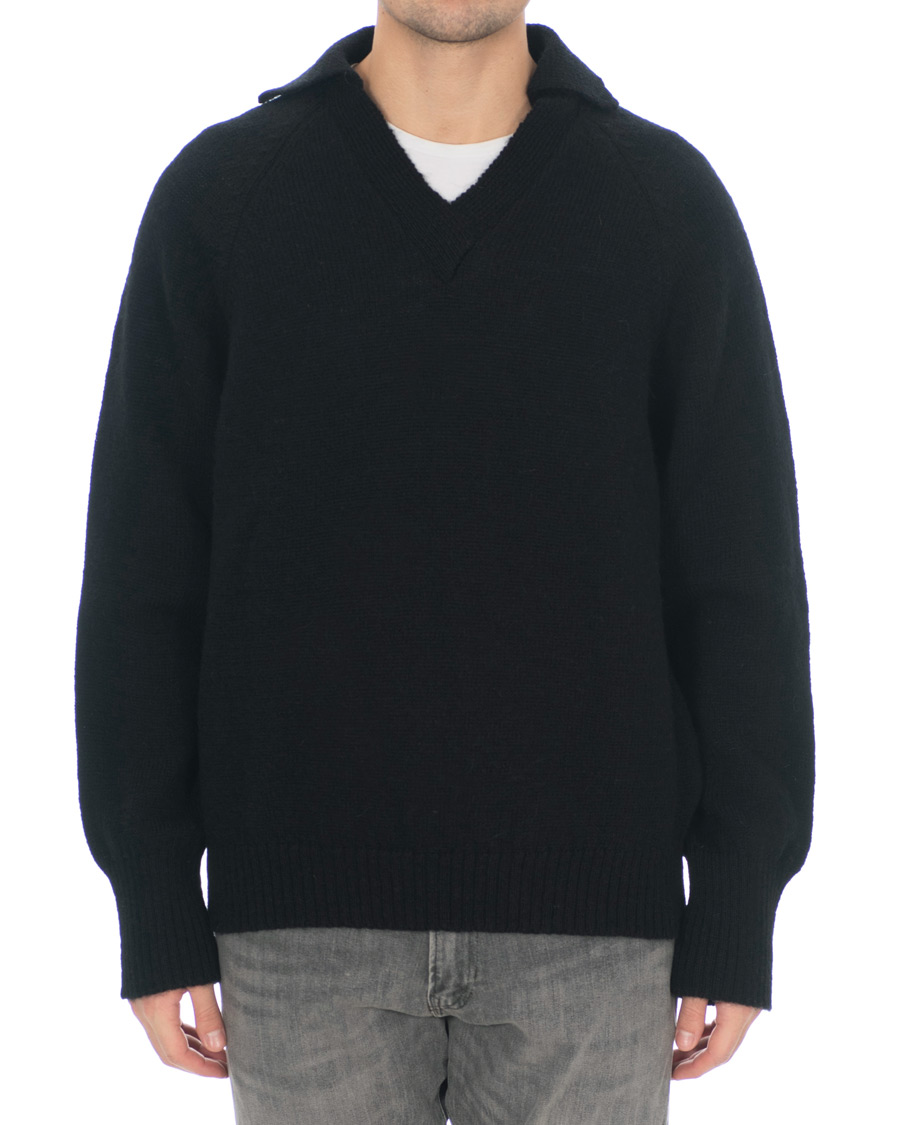 Herre | Gensere | Our Legacy | Big Knit Coarse Wool Sweater Black