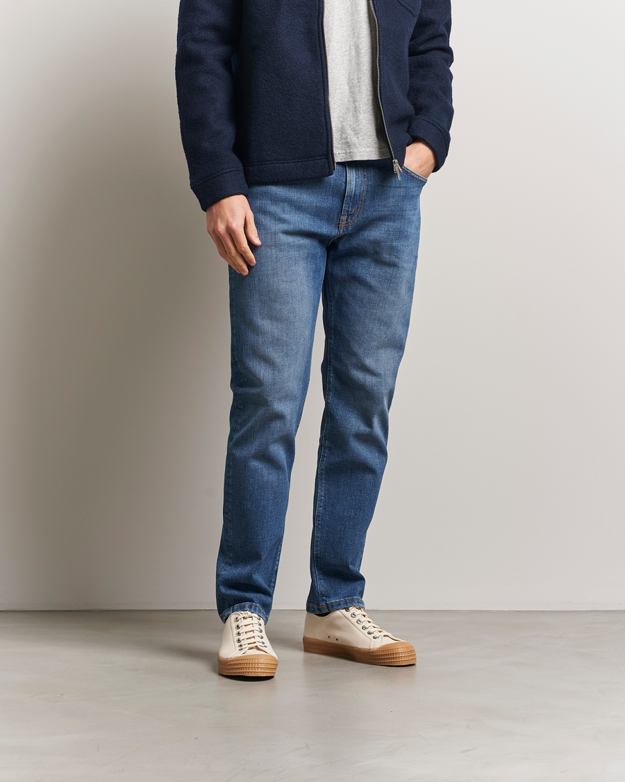 Herre | Blå jeans | Jeanerica | TM005 Tapered Jeans Mid Vintage