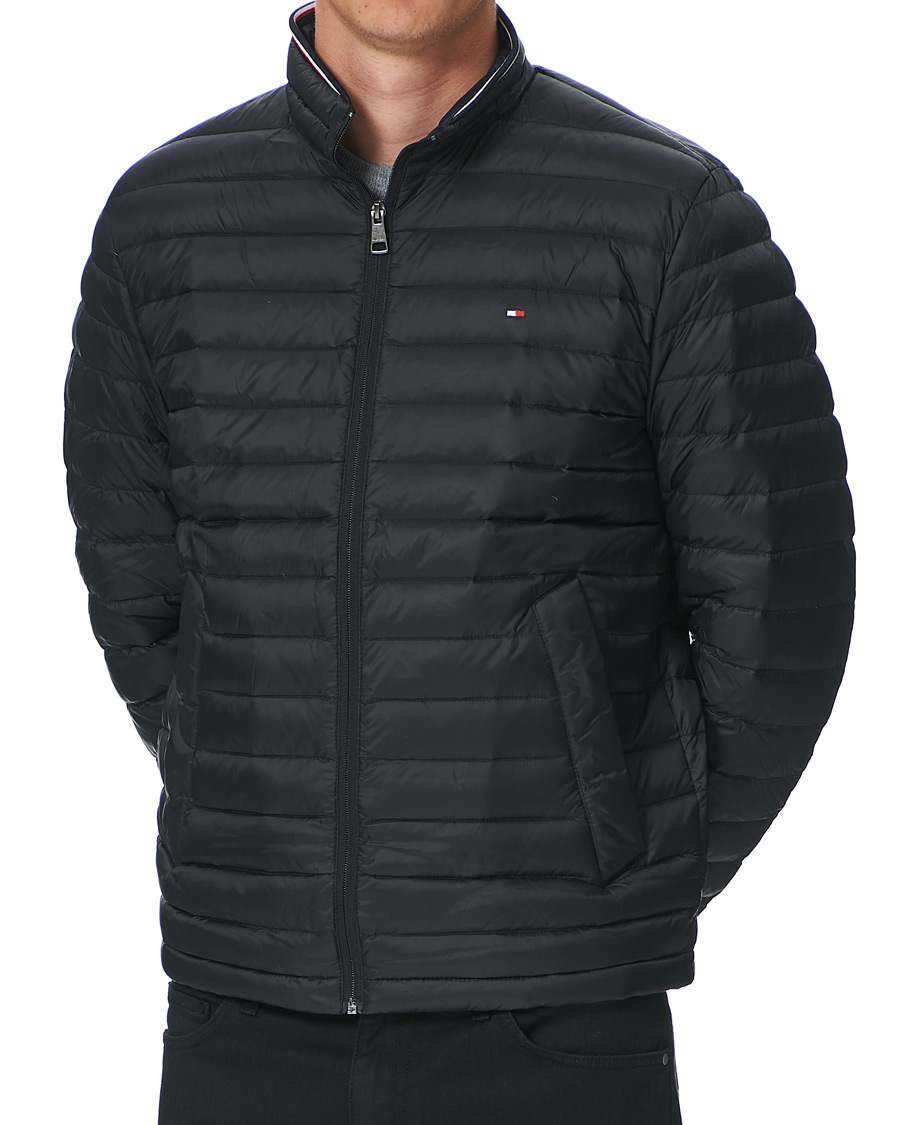 Herre | Jakker | Tommy Hilfiger | Packable Lightweight Down Jacket Jet Black