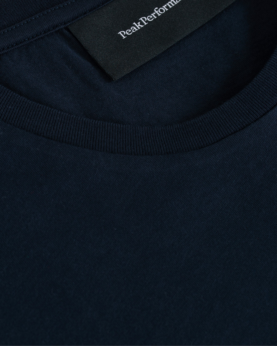 Herre | T-Shirts | Peak Performance | Original Logo Crew Neck Tee Salute Blue