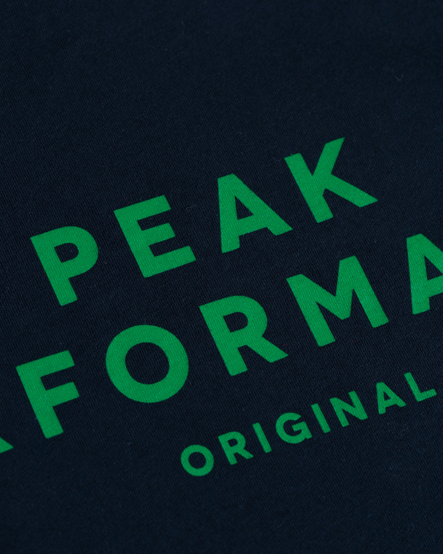Herre | T-Shirts | Peak Performance | Original Logo Crew Neck Tee Salute Blue