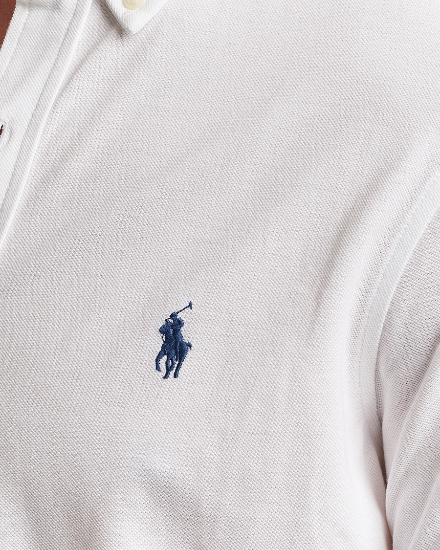 Herre | Skjorter | Polo Ralph Lauren | Featherweight Mesh Shirt White