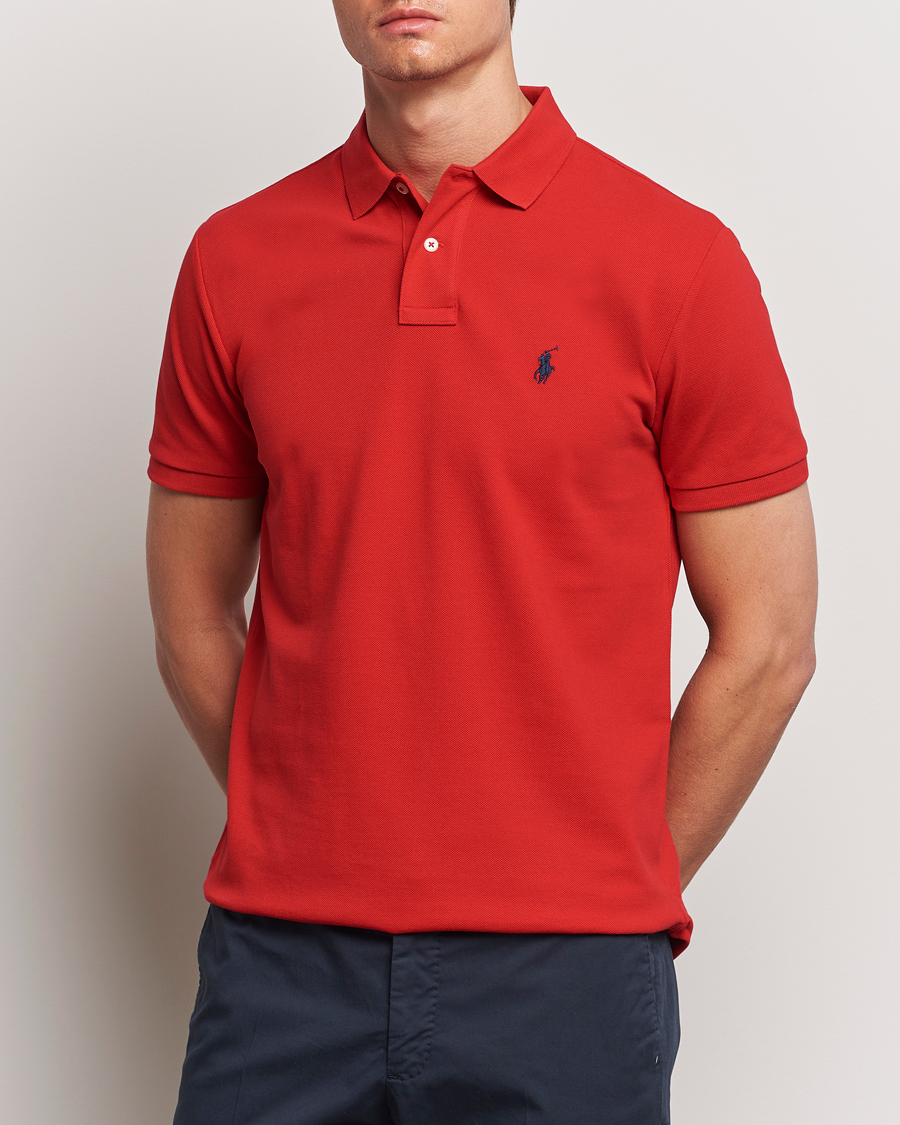 Herre | Kortermet piké | Polo Ralph Lauren | Custom Slim Fit Polo Red