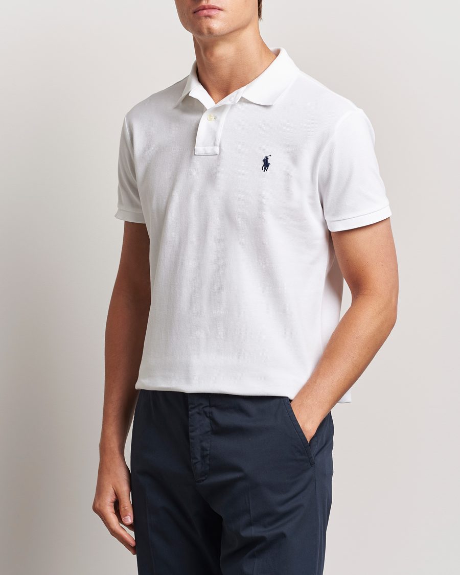 Herre | Stilsegment Casual Classics | Polo Ralph Lauren | Custom Slim Fit Polo White