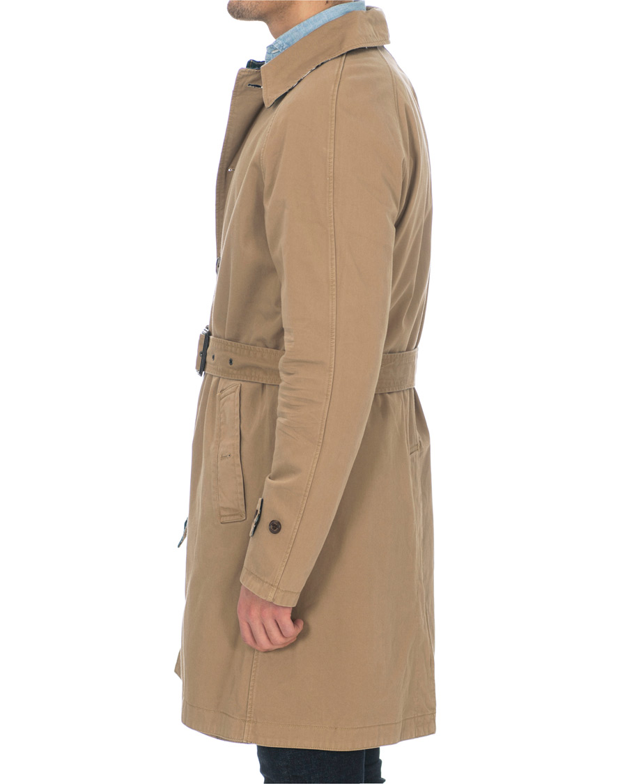 Herre | Jakker | Polo Ralph Lauren | Reversible Trench Coat Desert Khaki/Gordon Tartan