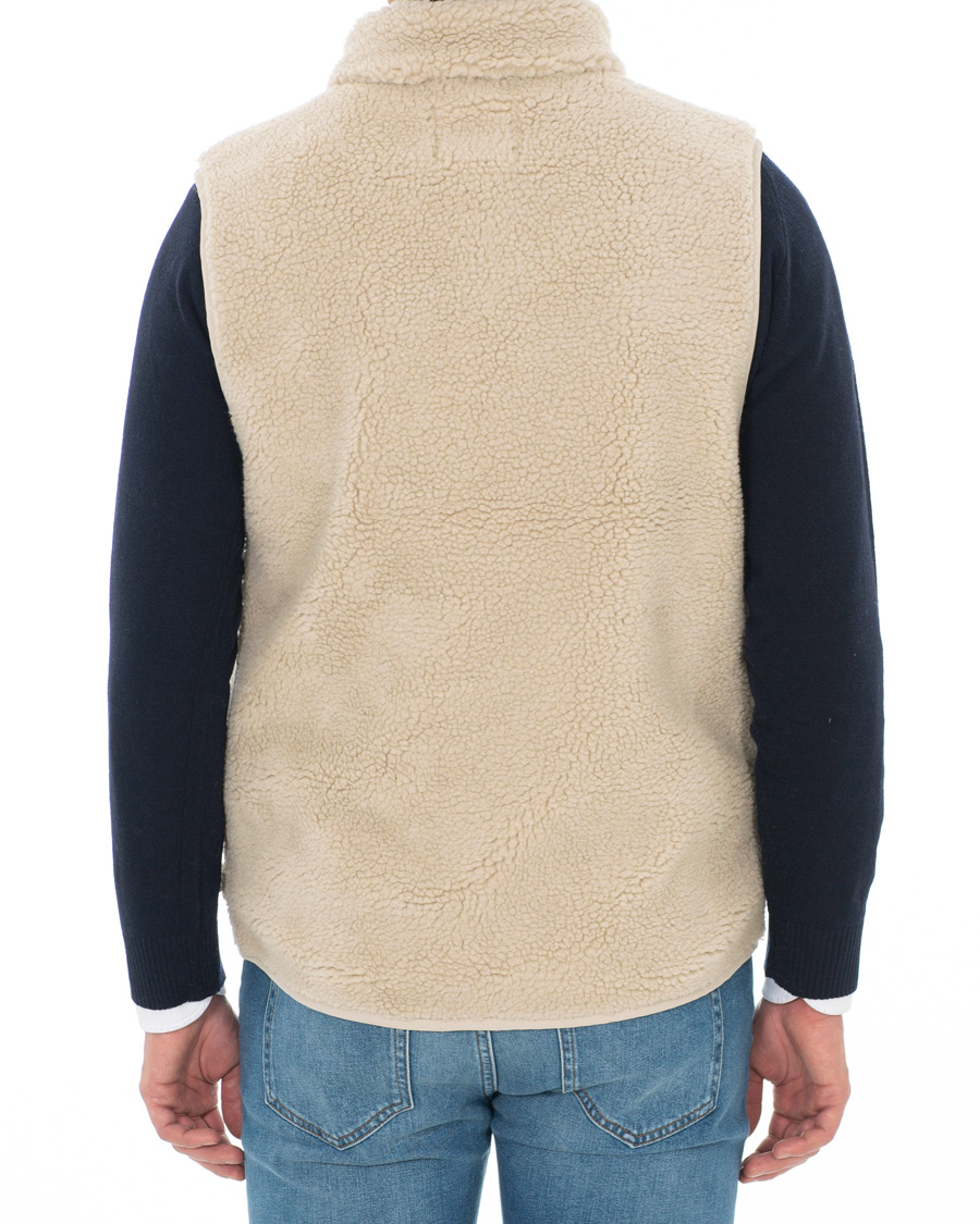 Herre | Jakker | A Day's March | Pile Fleece Vest Sand