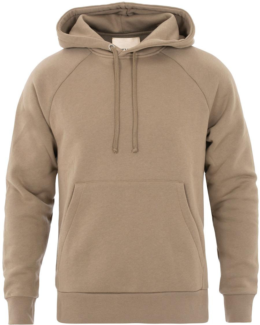 Herre | Gensere | A Day's March | Sturdy Fleece Back Hoodie Khaki