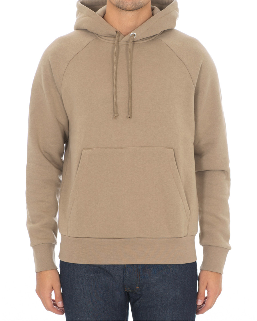 Herre | Gensere | A Day's March | Sturdy Fleece Back Hoodie Khaki