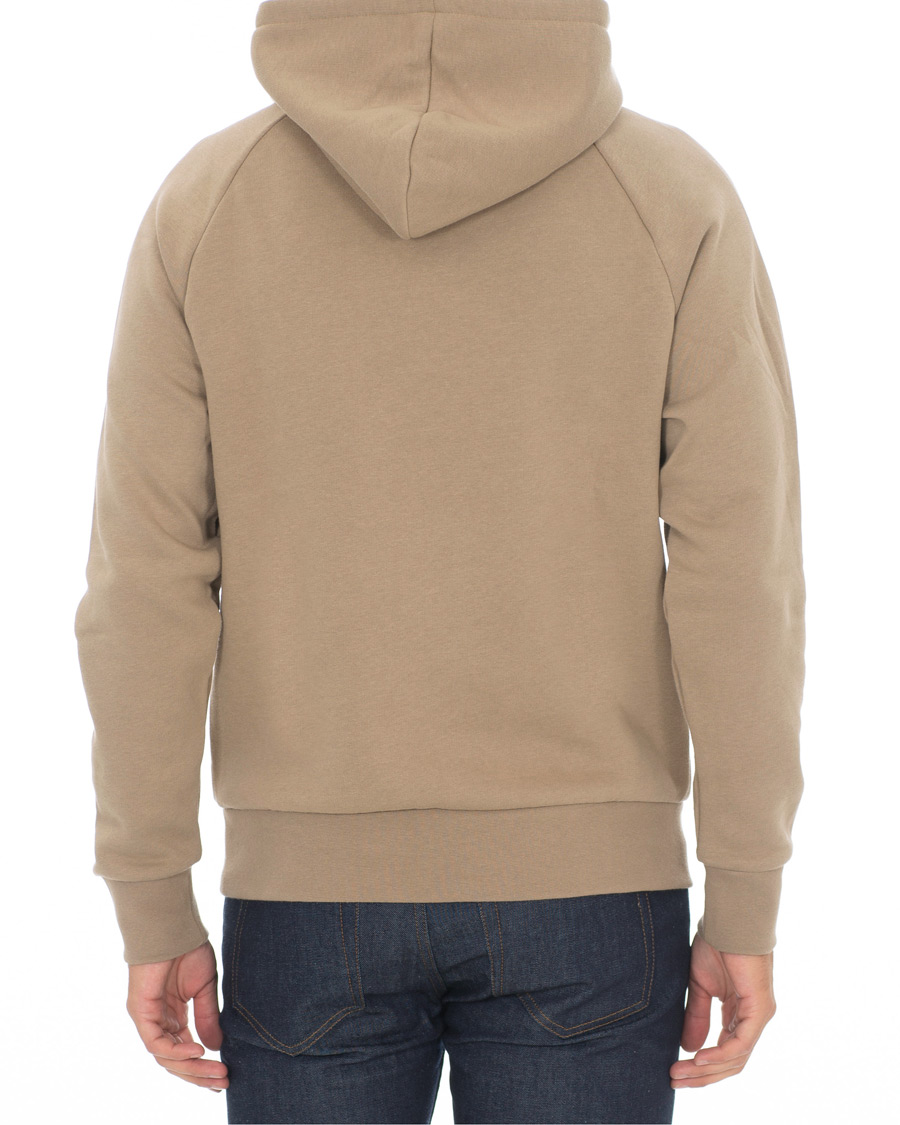 Herre | Gensere | A Day's March | Sturdy Fleece Back Hoodie Khaki